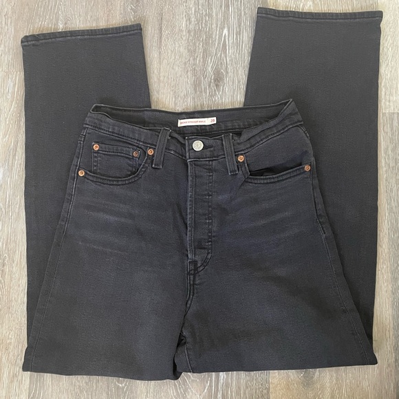 LEVI’S RIBCAGE STRAIGHT ANKLE WOMEN'S JEANS Size 28 Length 27 - Picture 7 of 8